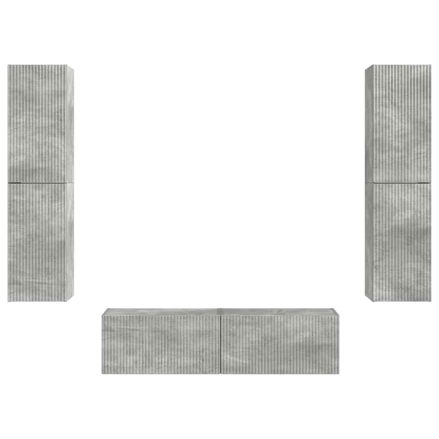 3 Pcs Beton Grijs Betongrijs