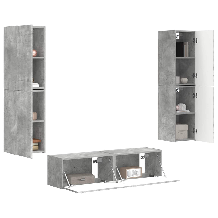 3 Pcs Beton Grijs Betongrijs