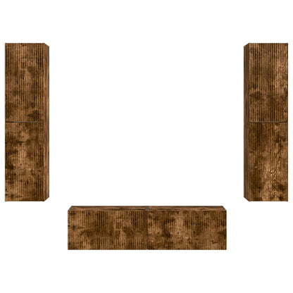3 Pcs Gerookt eiken