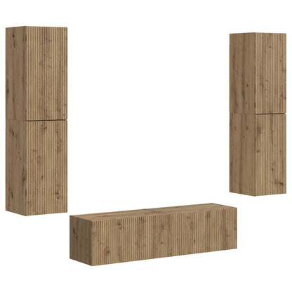 3 Pcs Artisan Eiken artisanaal eikenkleurig