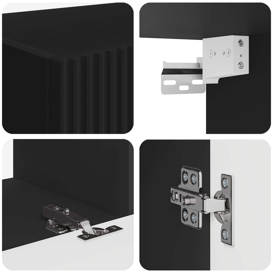 4 Pcs Zwart