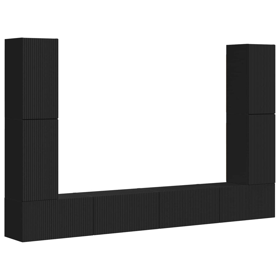 4 Pcs Zwart