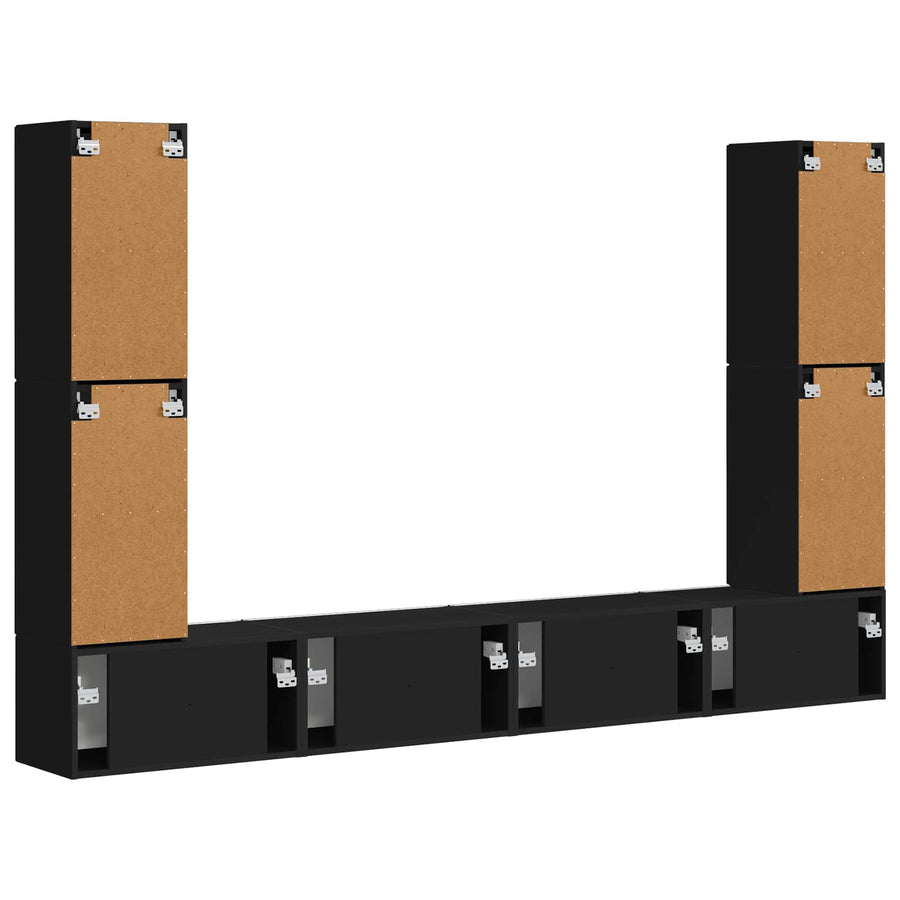 4 Pcs Zwart