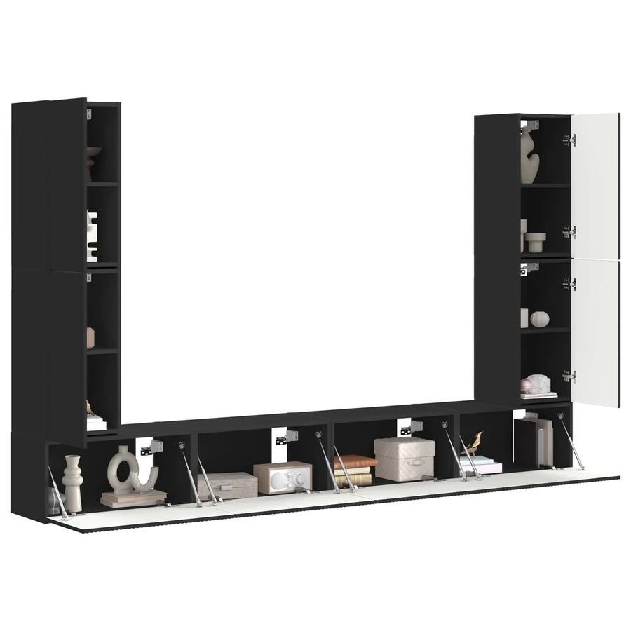 4 Pcs Zwart