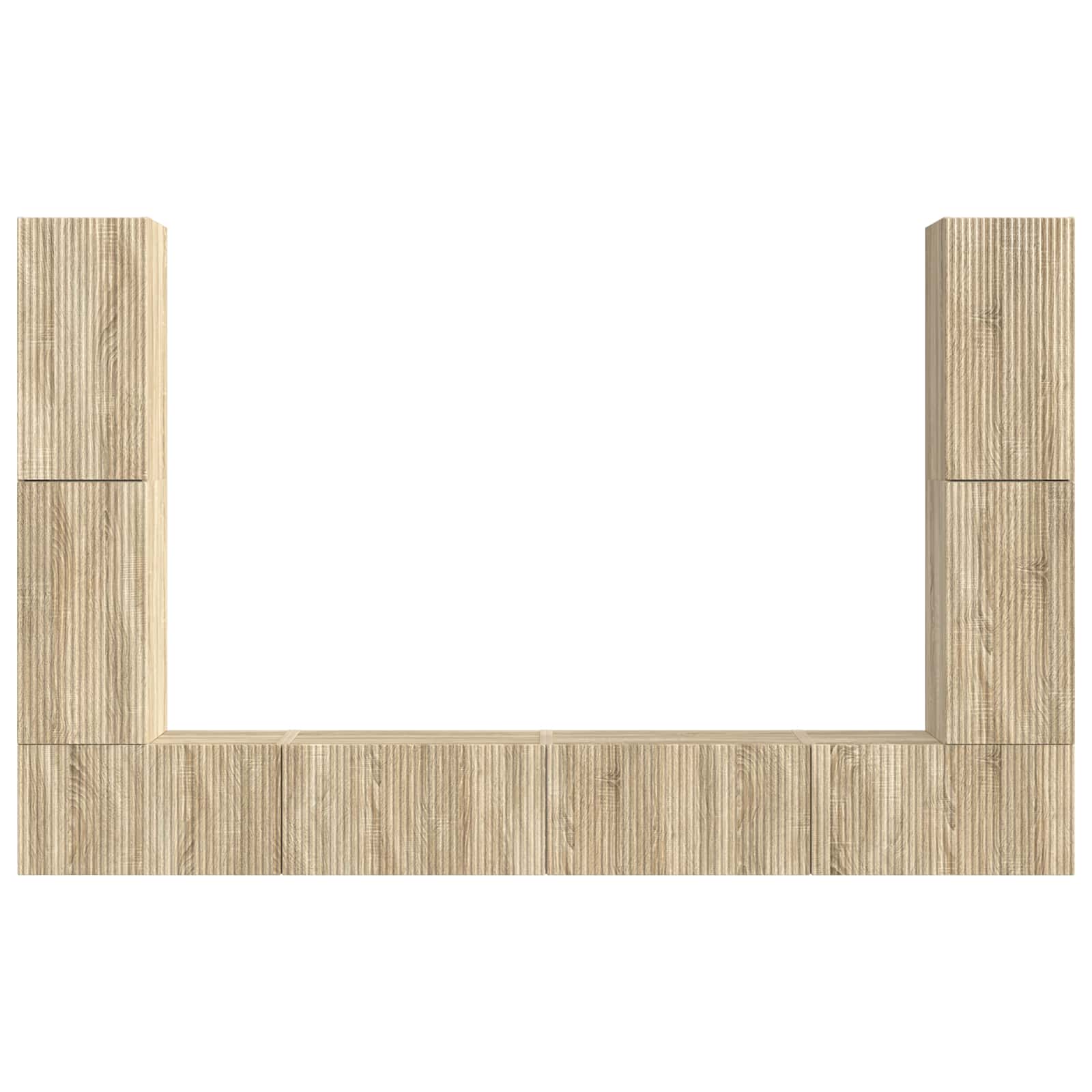 4 Pcs Sonoma eiken