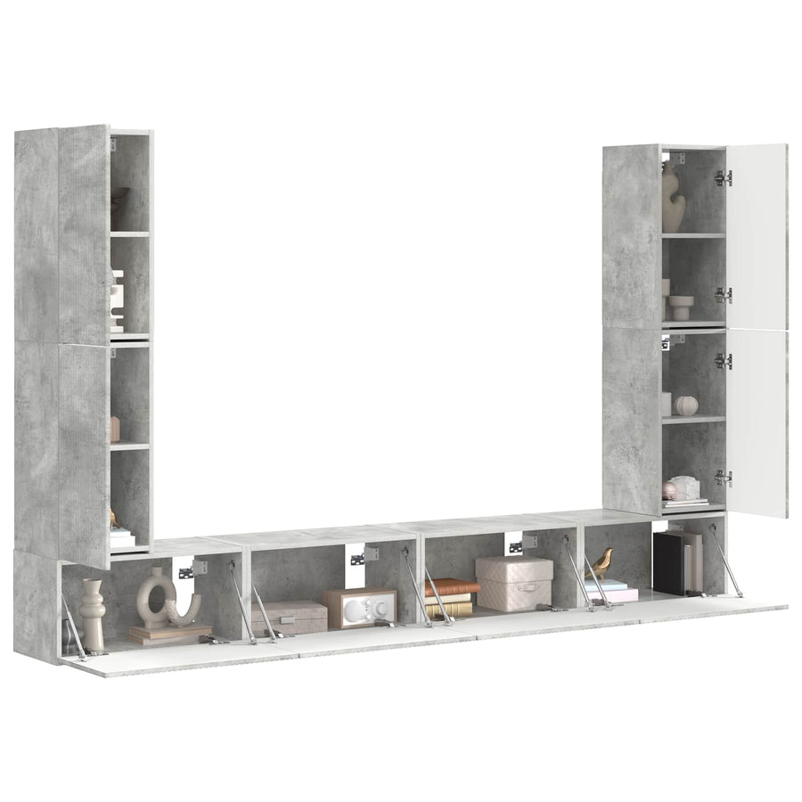 4 Pcs Beton Grijs Betongrijs