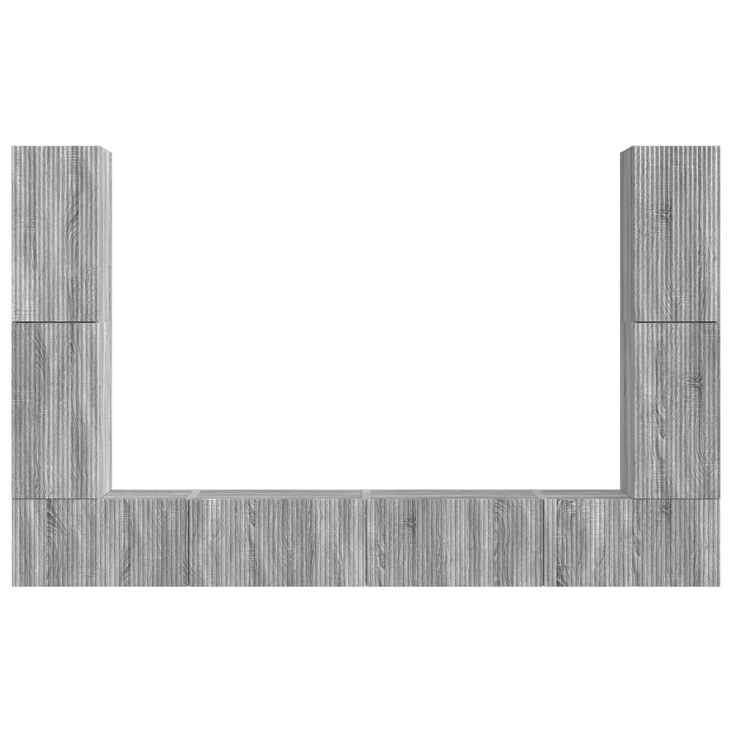 4 Pcs Grijs sonoma