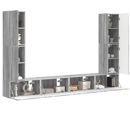 4 Pcs Grijs sonoma