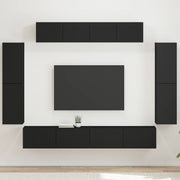 Tv-kast 4 stuks zwart