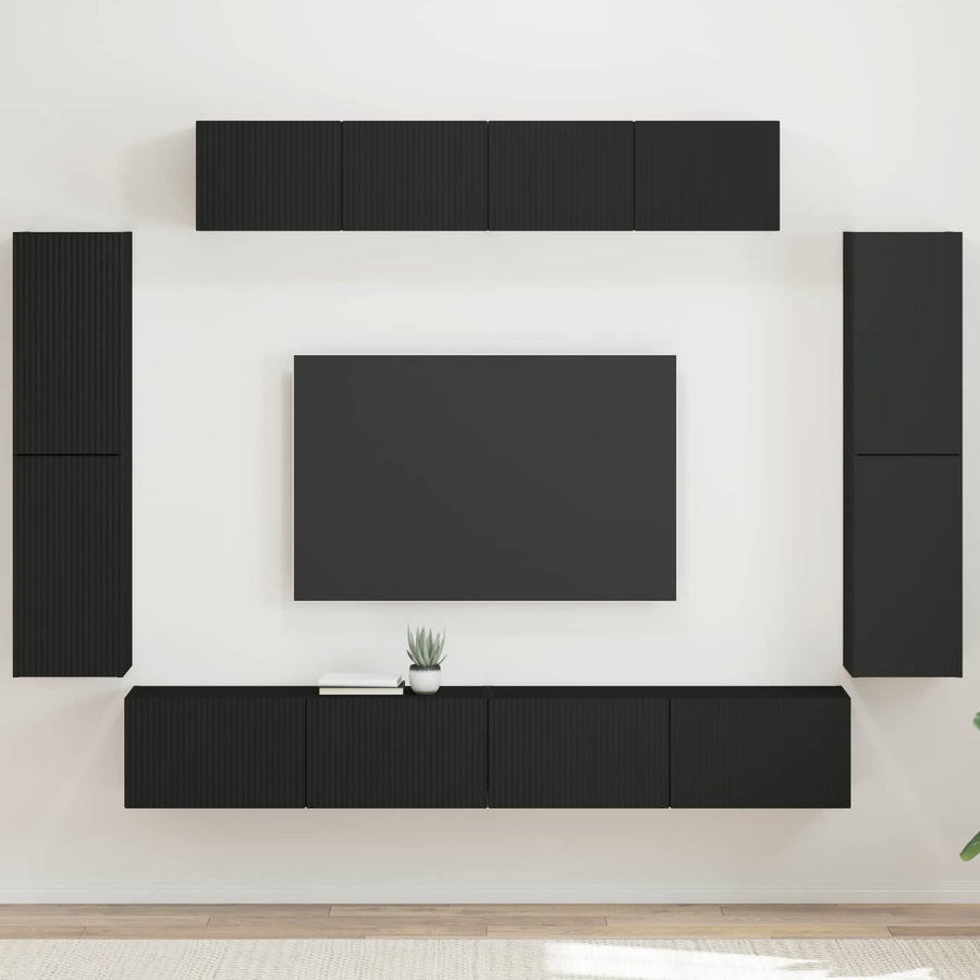 4 Pcs Zwart