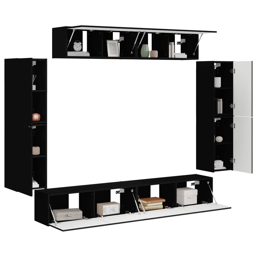 4 Pcs Zwart