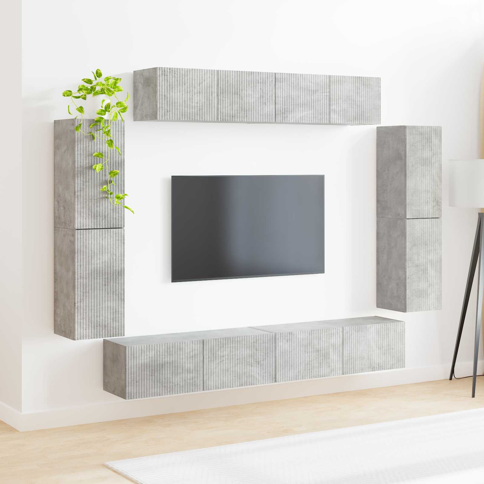 4 Pcs Beton Grijs Betongrijs