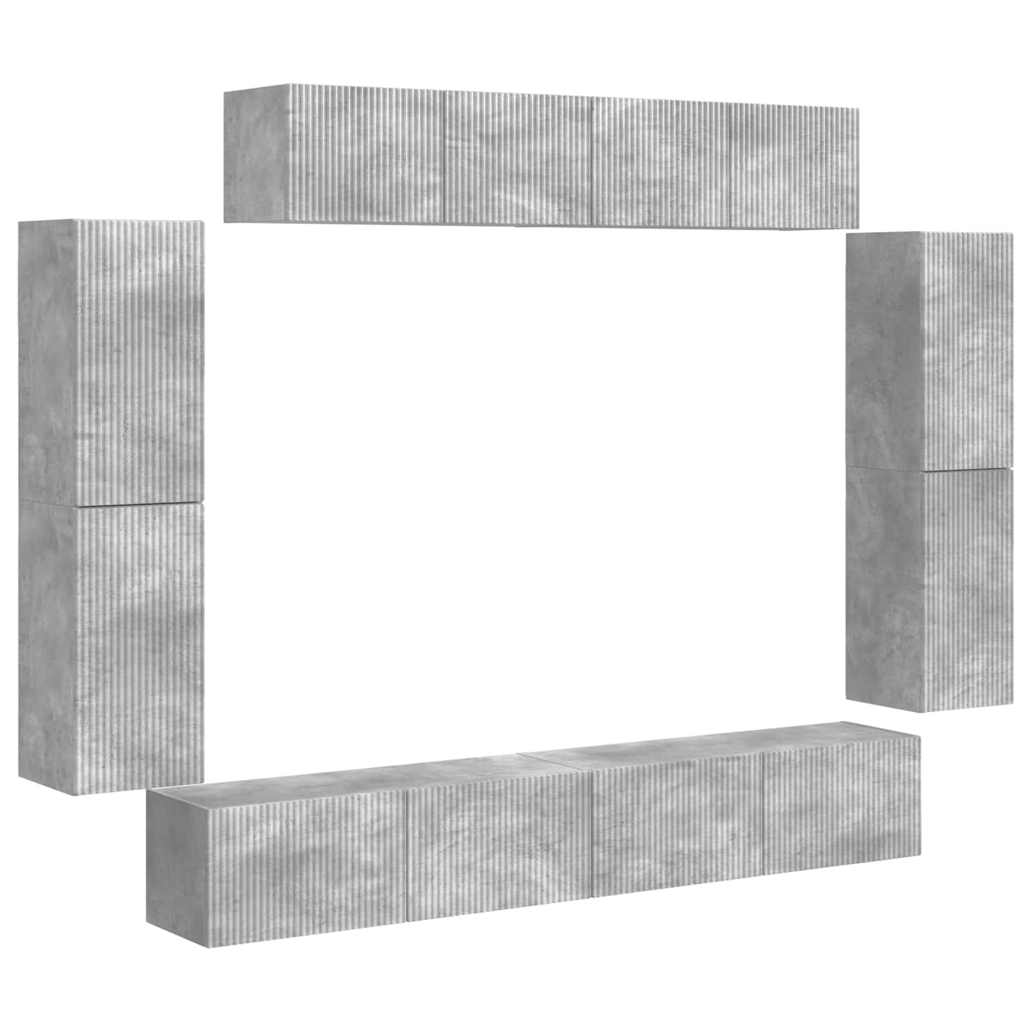 4 Pcs Beton Grijs Betongrijs