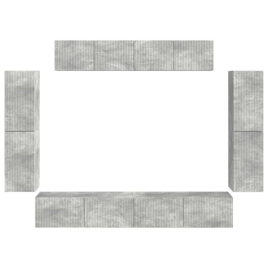4 Pcs Beton Grijs Betongrijs