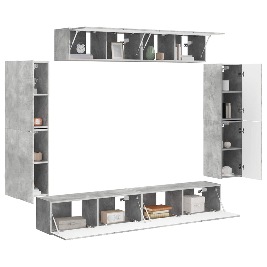 4 Pcs Beton Grijs Betongrijs