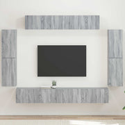 TV-kast 4 stuks Grijs Sonoma