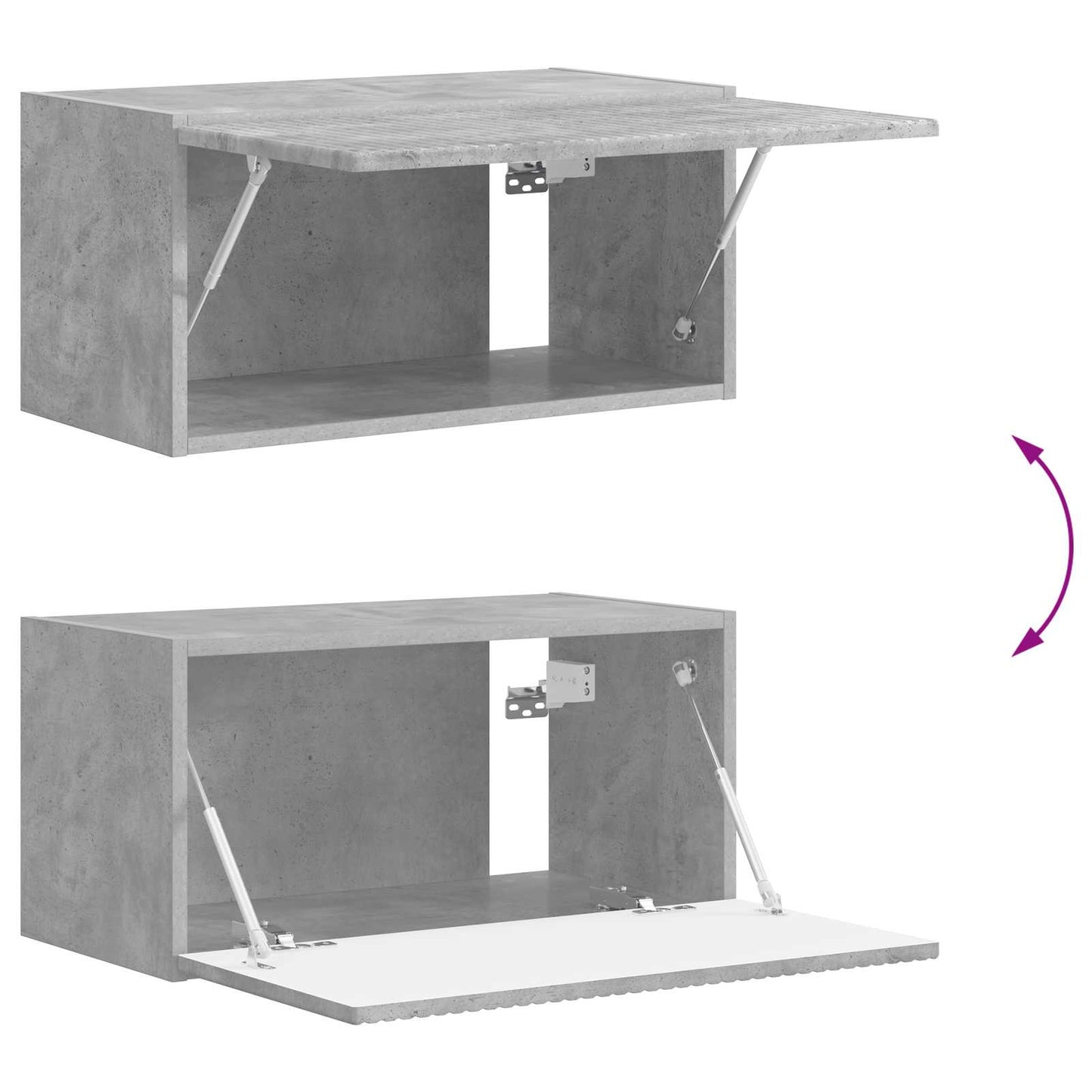 2 Pcs Beton Grijs Betongrijs