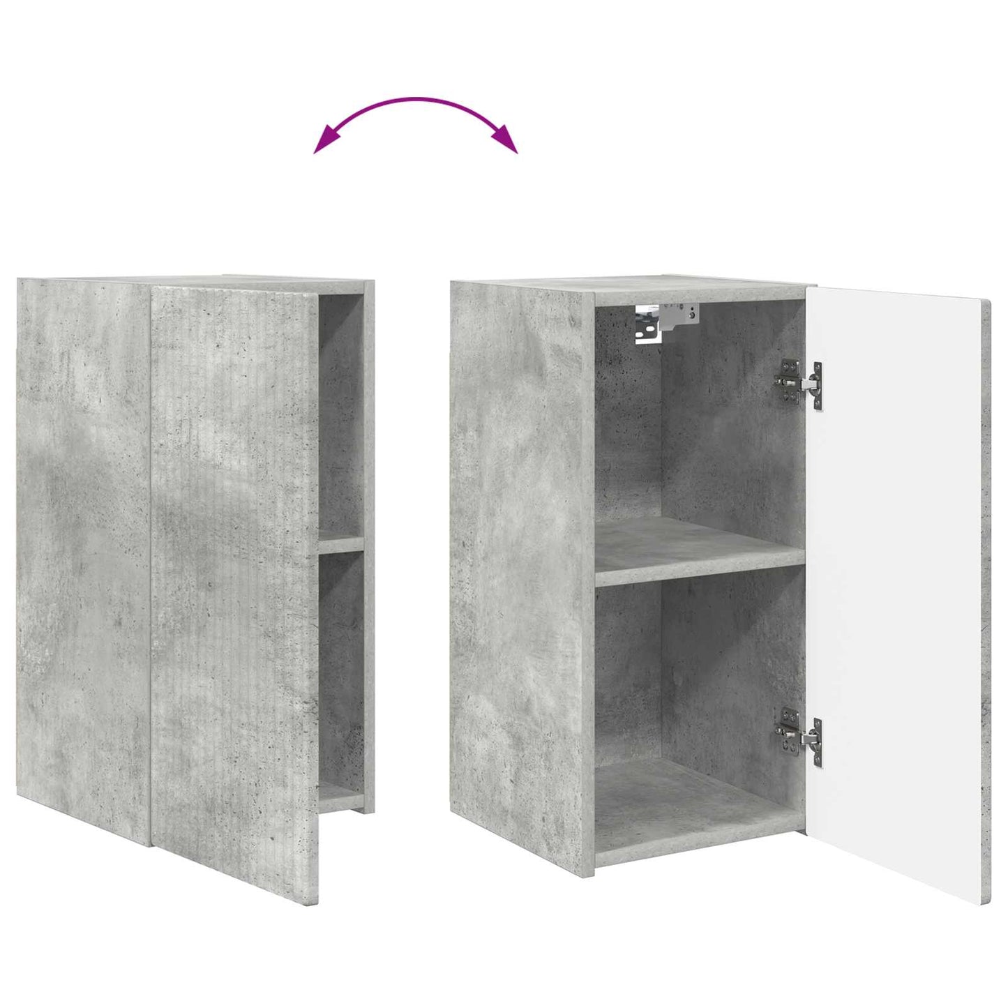2 Pcs Beton Grijs Betongrijs