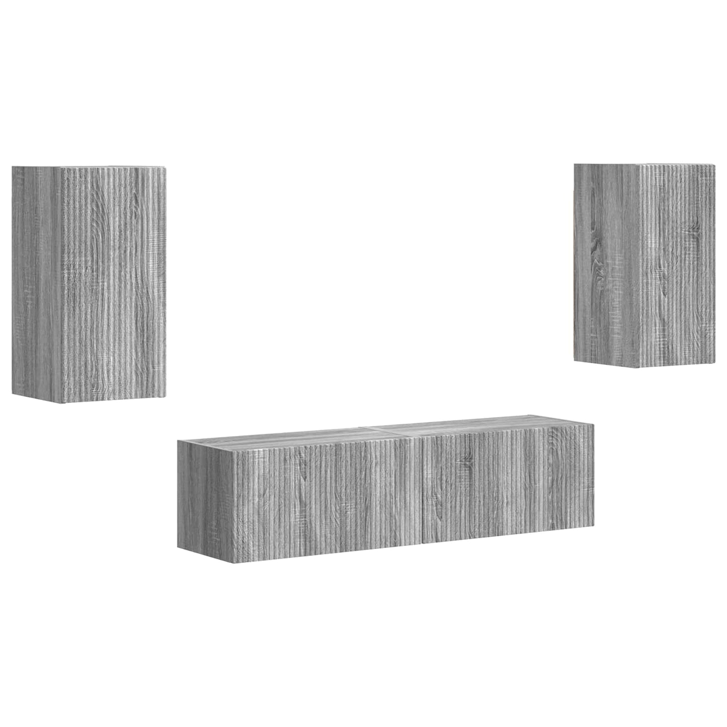 2 Pcs Grijs sonoma