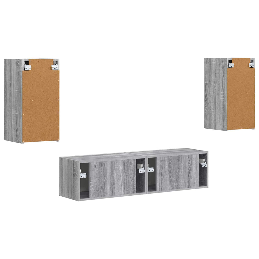 2 Pcs Grijs sonoma