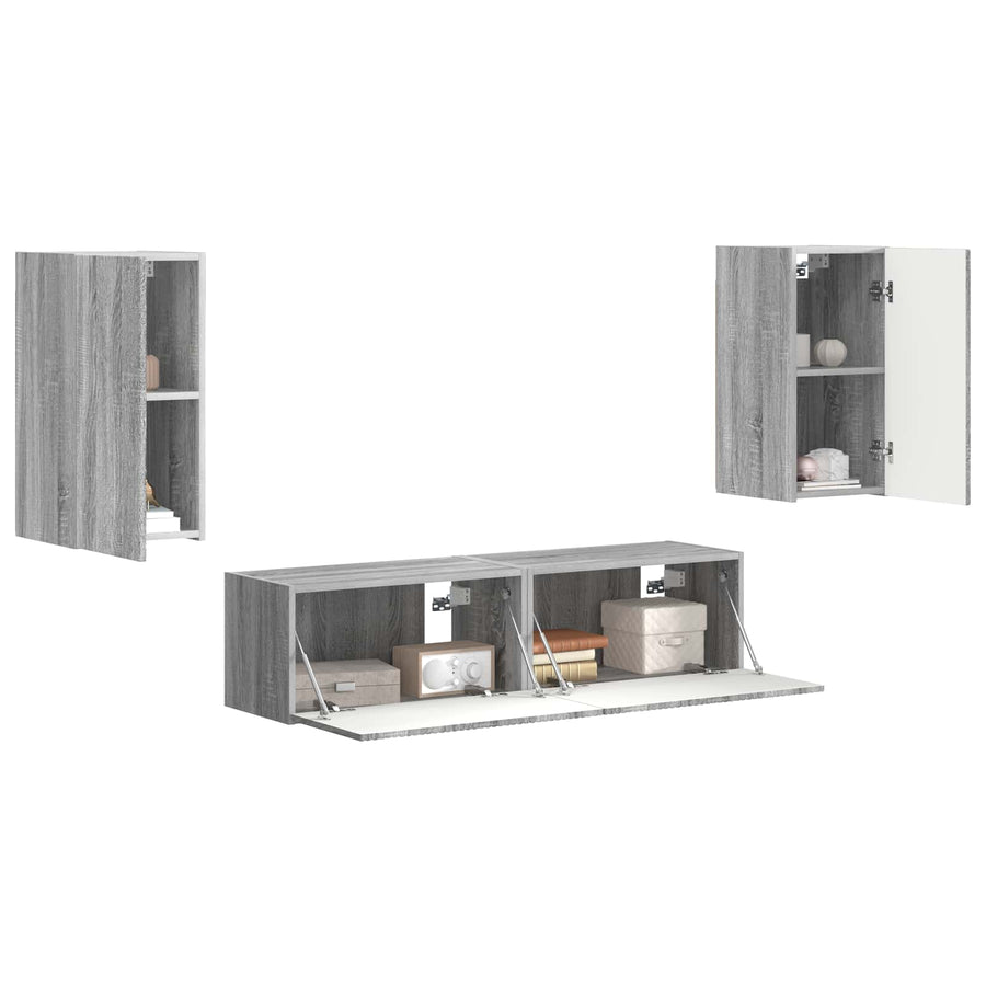 2 Pcs Grijs sonoma