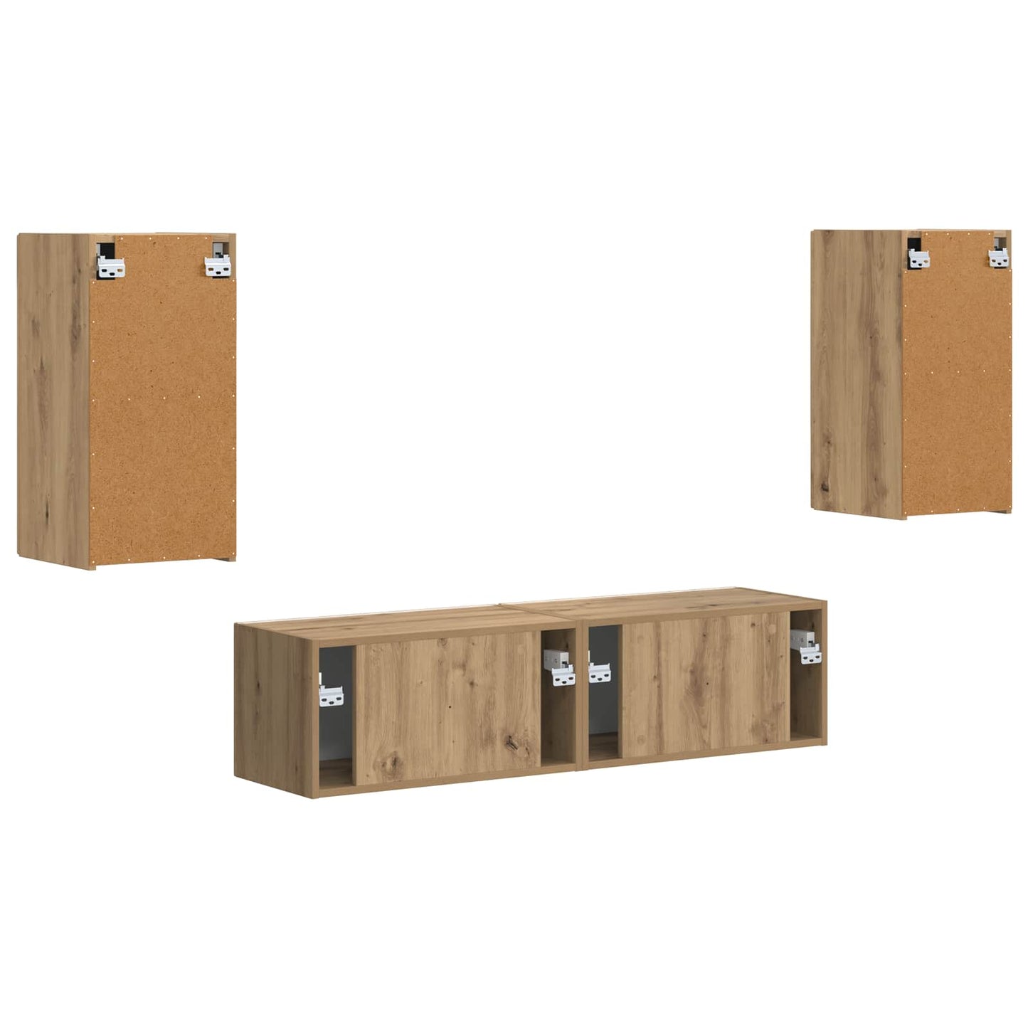 2 Pcs Artisan Eiken artisanaal eikenkleurig