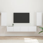 Tv-meubel set 3 stuks wit