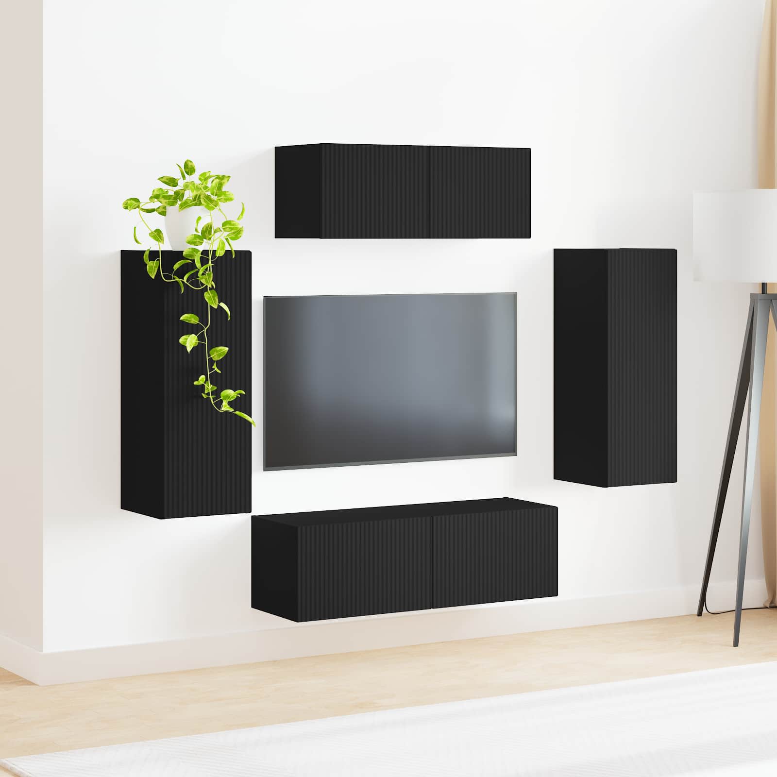 3 Pcs Zwart
