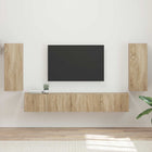 Tv-meubel set 3 stuks Sonoma eiken