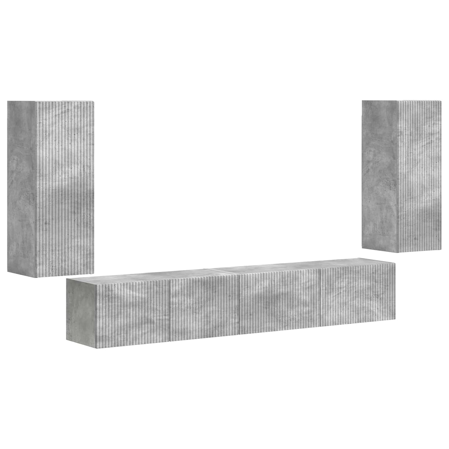 3 Pcs Beton Grijs Betongrijs