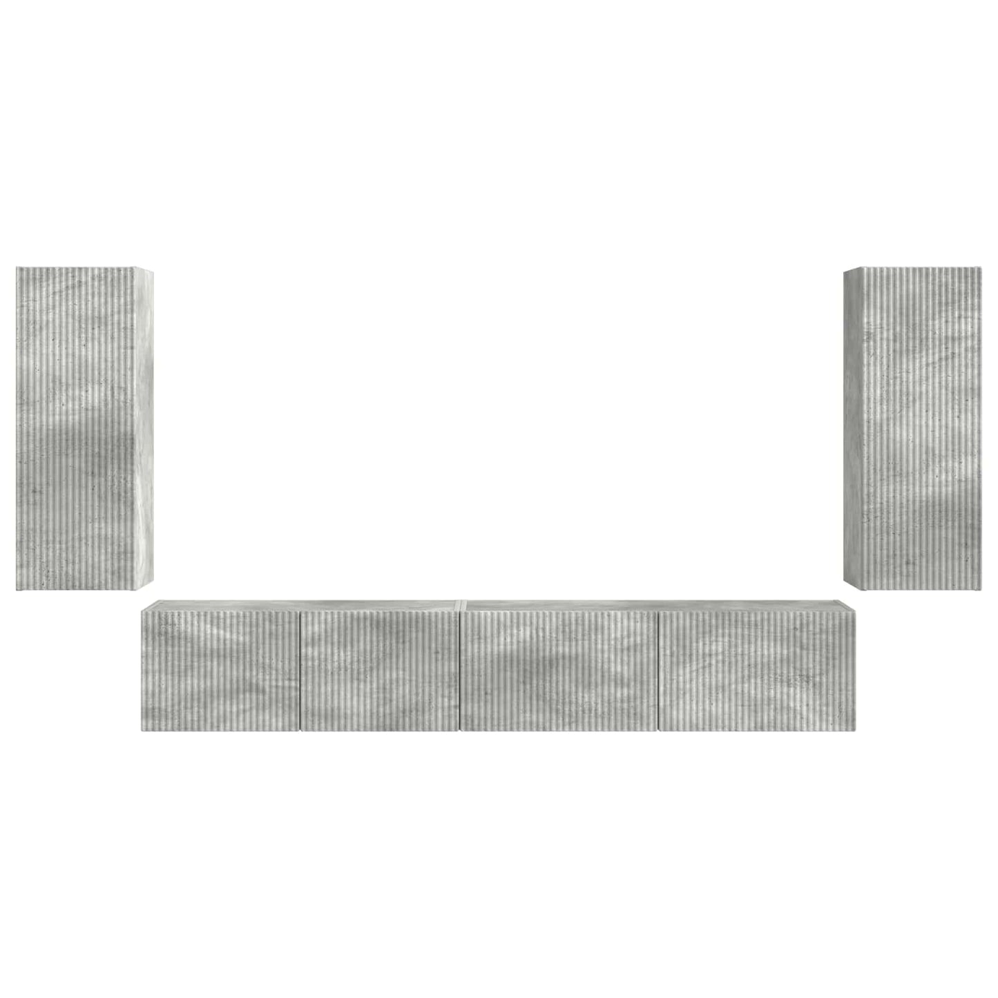 3 Pcs Beton Grijs Betongrijs
