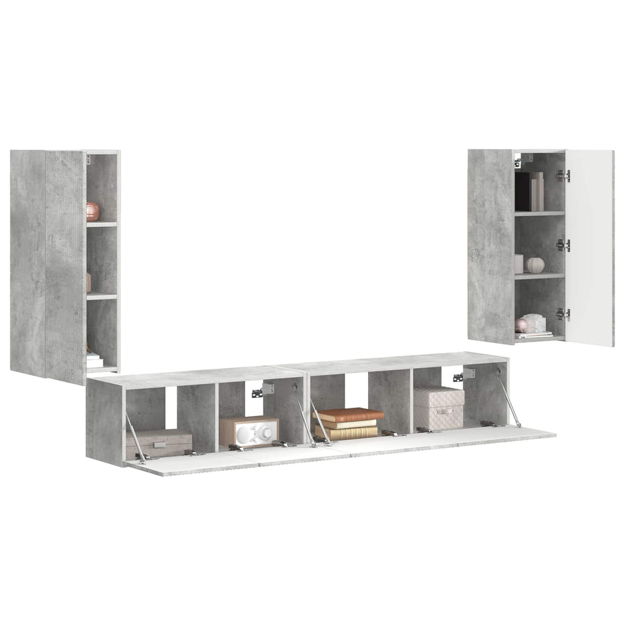 3 Pcs Beton Grijs Betongrijs