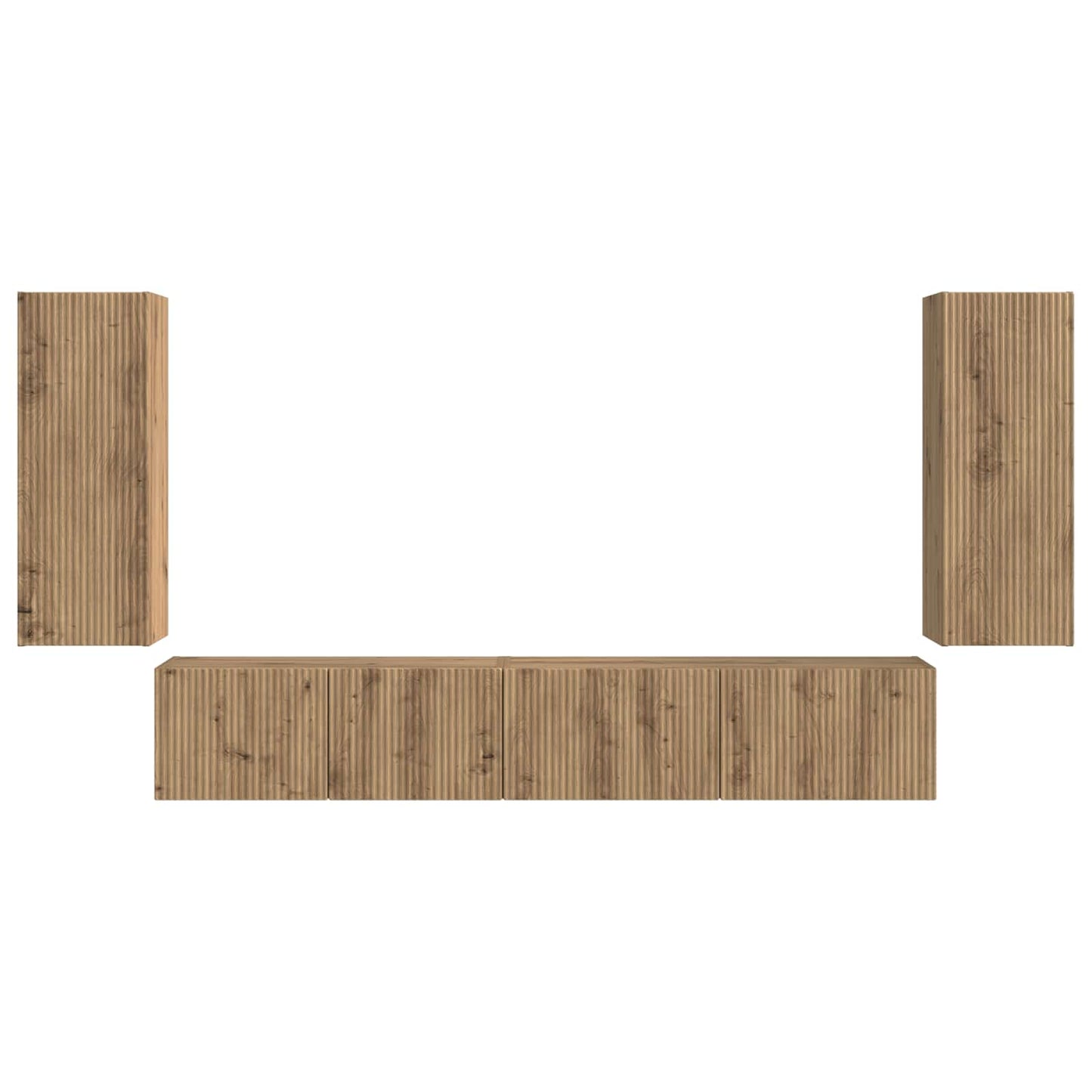 3 Pcs Artisan Eiken artisanaal eikenkleurig