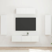 Tv-kast 3 stuks wit