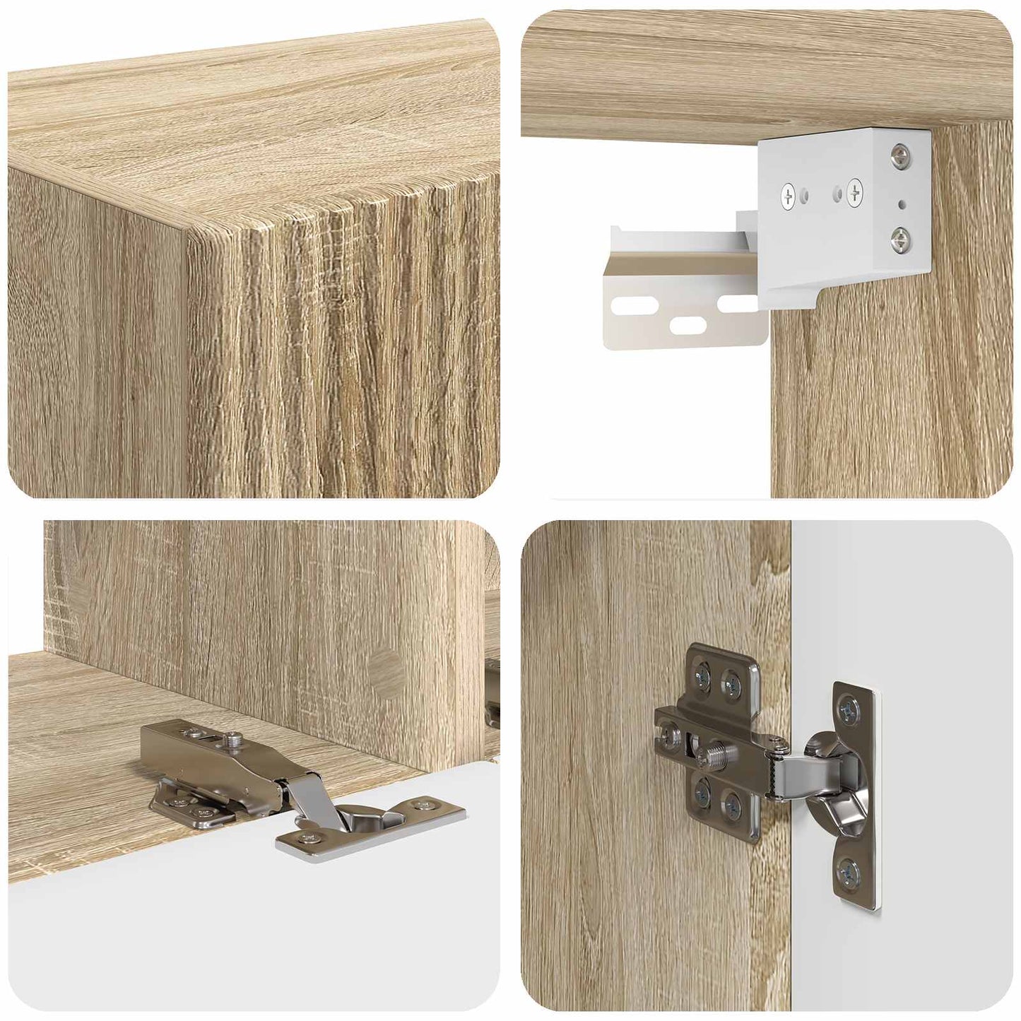 3 Pcs Sonoma eiken