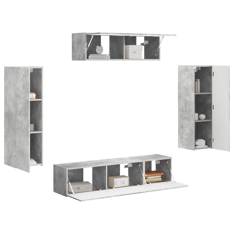 3 Pcs Beton Grijs Betongrijs