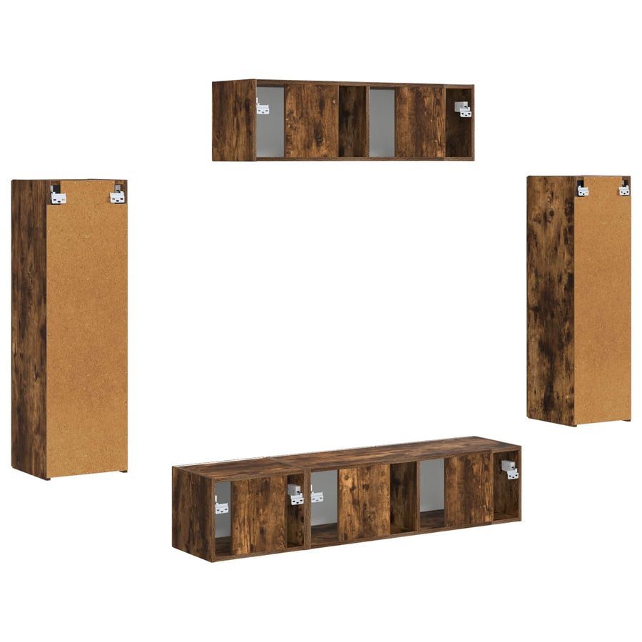 3 Pcs Gerookt eiken