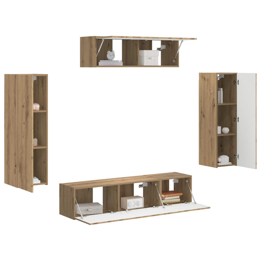 3 Pcs Artisan Eiken artisanaal eikenkleurig