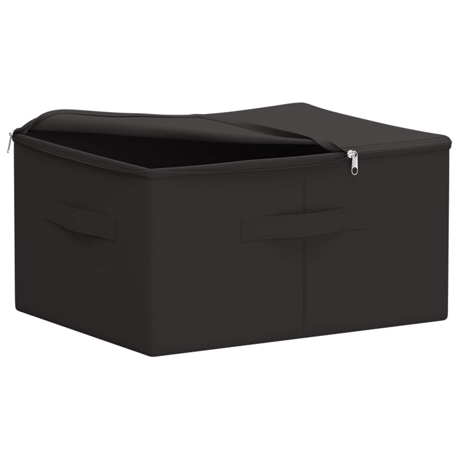 Opbergbox Antracietkleurig 43 x 34 x 23 cm Nonwoven stof