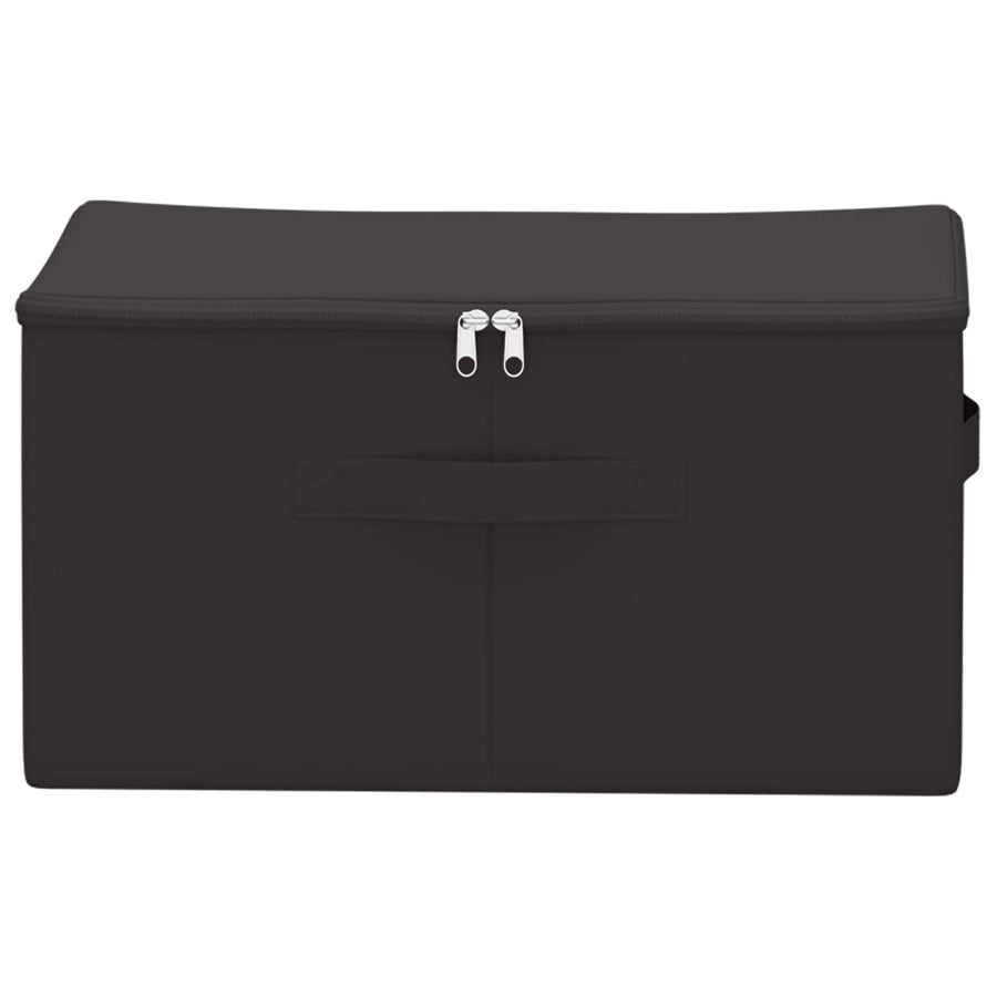 Opbergbox Antracietkleurig 43 x 34 x 23 cm Nonwoven stof