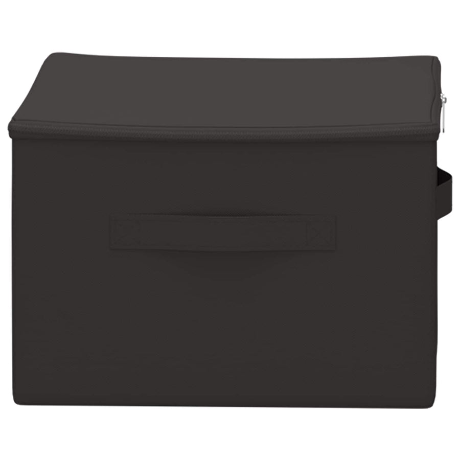 Opbergbox 6 pcs Antracietkleurig 43 x 34 x 23 cm Nonwoven stof