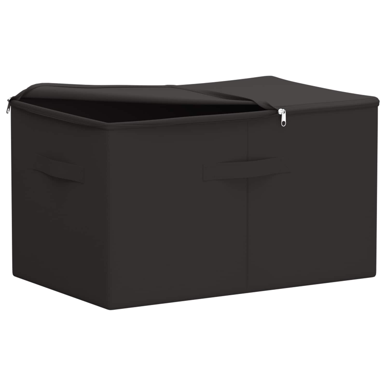 Opbergbox 24 pcs Antracietkleurig 55 x 35 x 32 cm Nonwoven stof