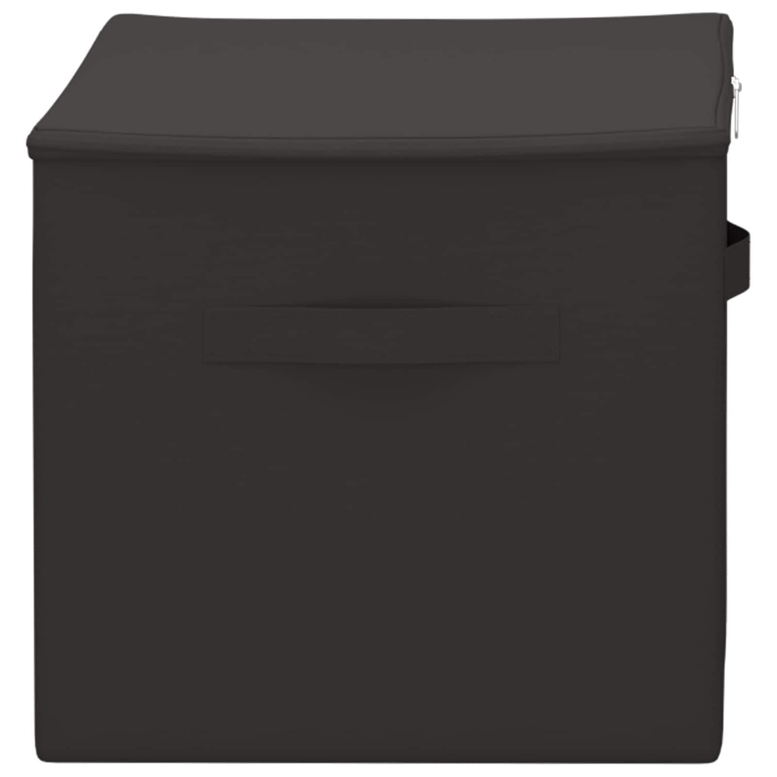 Opbergbox 24 pcs Antracietkleurig 55 x 35 x 32 cm Nonwoven stof