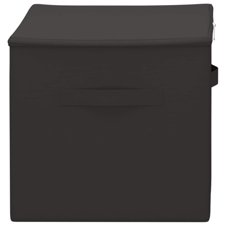Opbergbox 24 pcs Antracietkleurig 60 x 43 x 35 cm Nonwoven stof