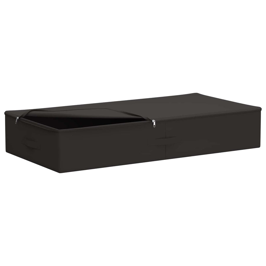 Opbergbox 2 pcs Antracietkleurig 100 x 50 x 18 cm Nonwoven stof