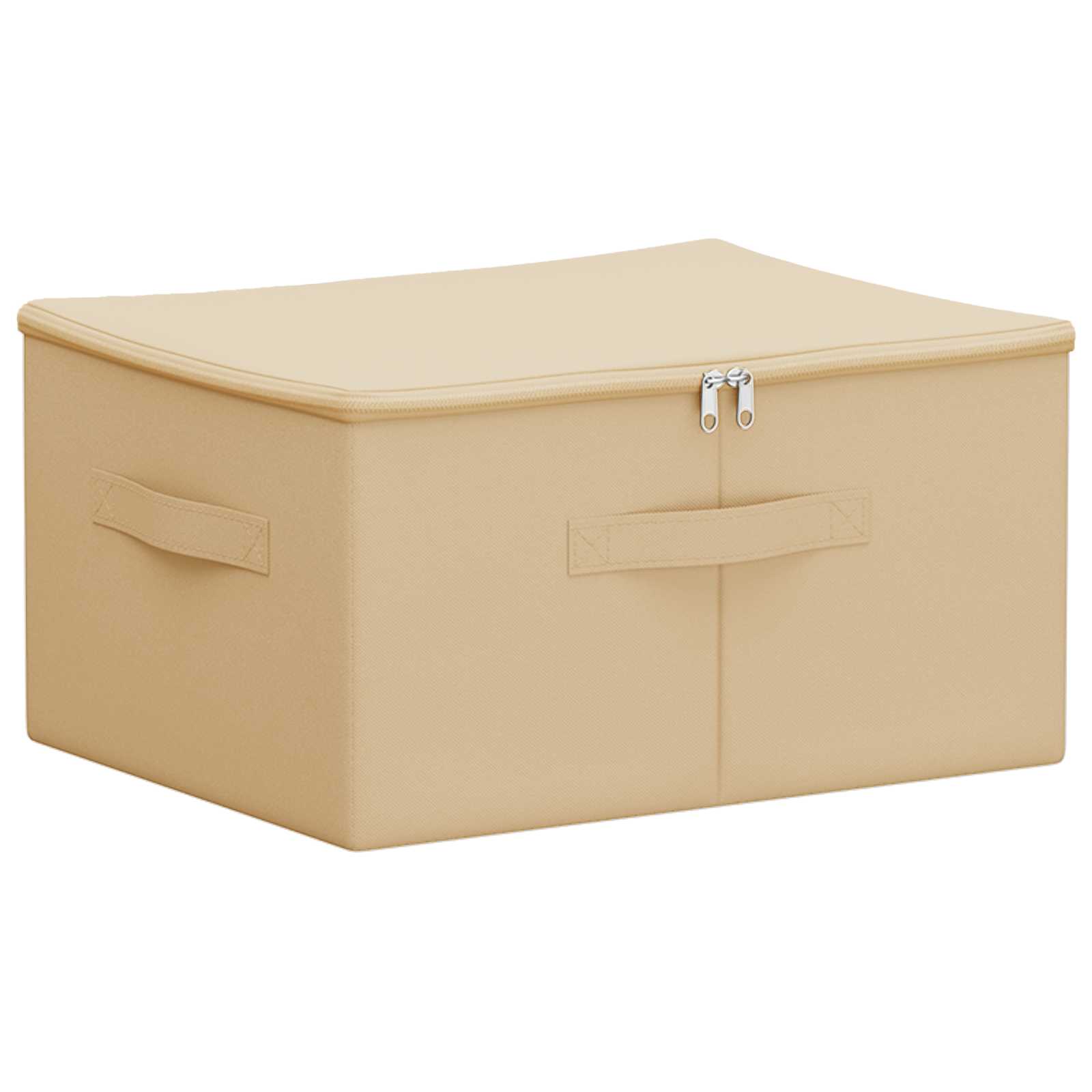 Opbergbox Crèmekleurig 43 x 34 x 23 cm Nonwoven stof