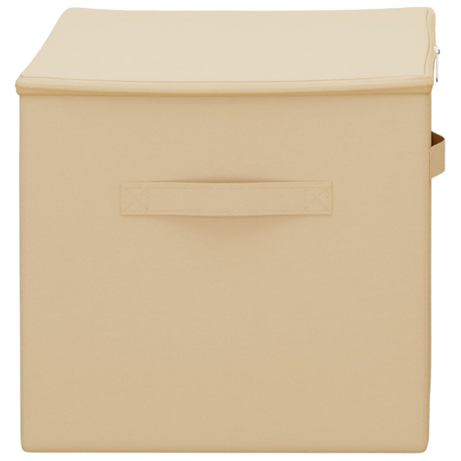 Opbergbox 24 pcs Crèmekleurig 55 x 35 x 32 cm Nonwoven stof