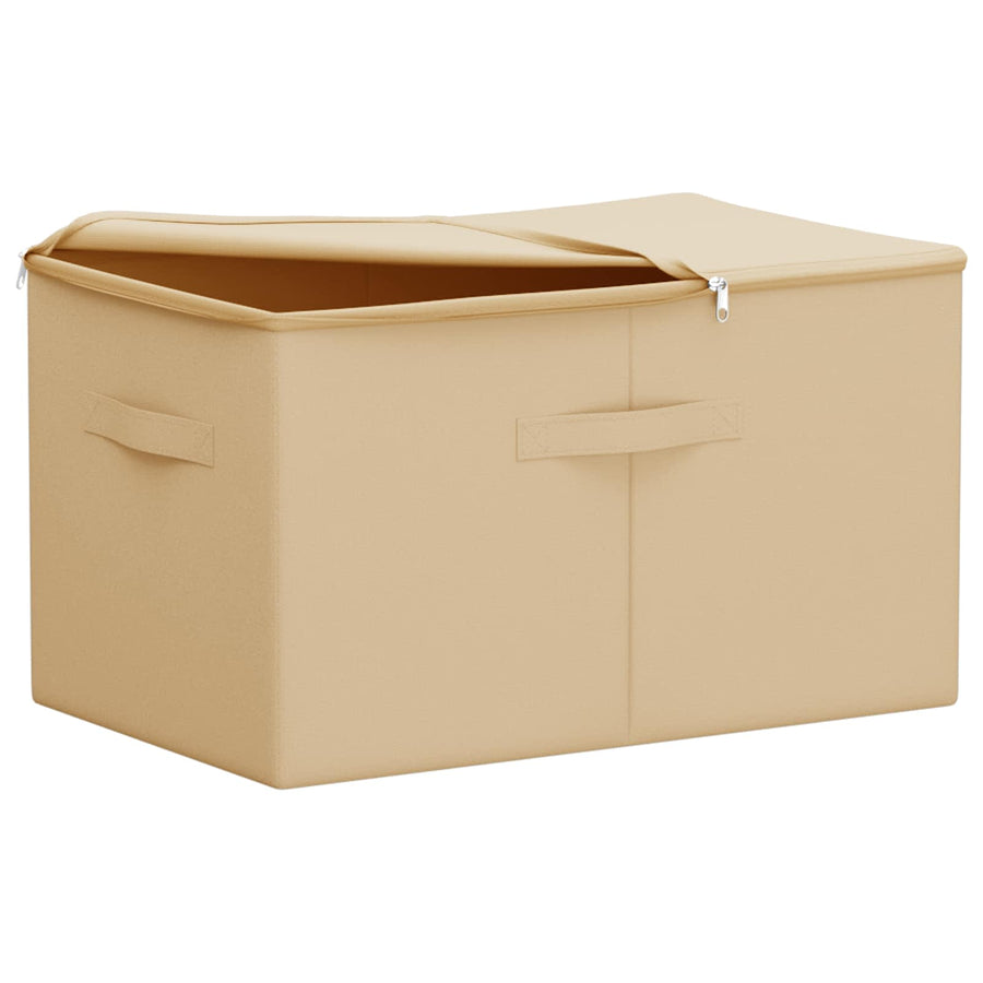 Opbergbox 6 pcs Crèmekleurig 60 x 43 x 35 cm Nonwoven stof