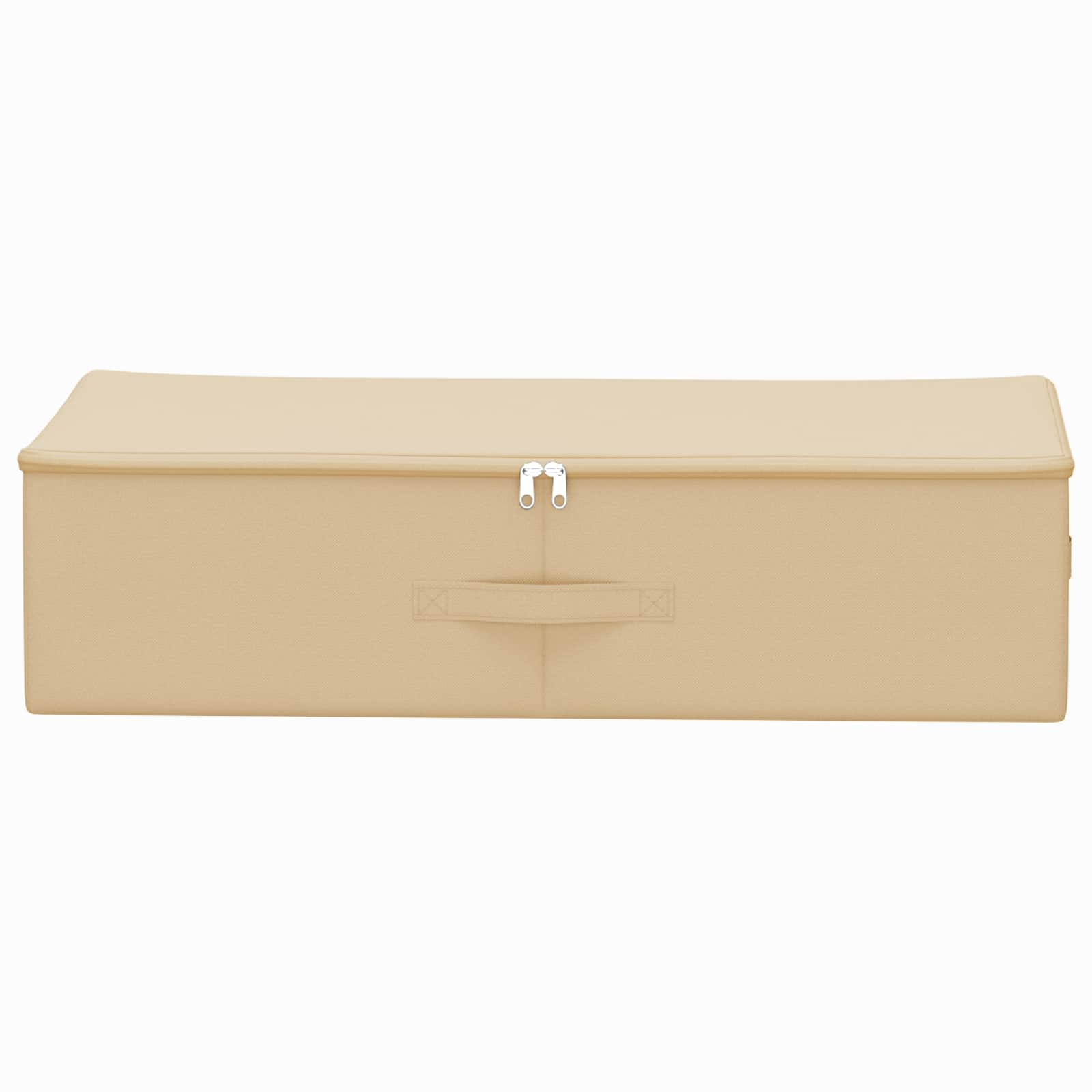 Opbergbox 24 pcs Crèmekleurig 70 x 40 x 18 cm Nonwoven stof