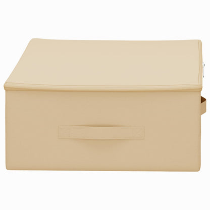 Opbergbox 24 pcs Crèmekleurig 70 x 40 x 18 cm Nonwoven stof